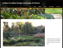 Tablet Screenshot of laidlawlandscape.com